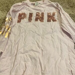 Pink brand shirt